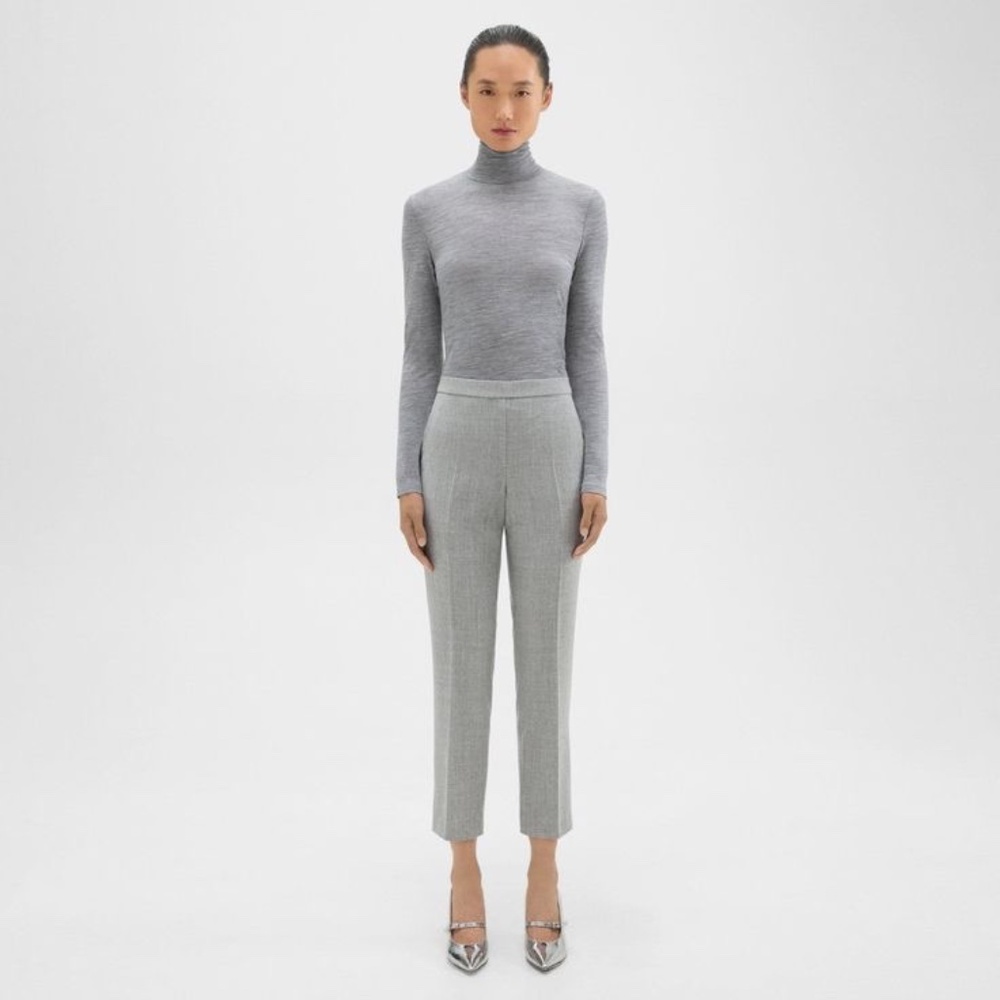 Theory Flannel Treeca Pull-on Pant